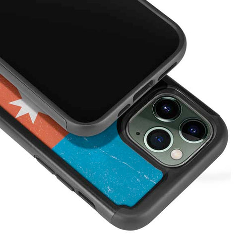 Azerbaijan Flag Distressed iPhone 13 Pro Cargo Case